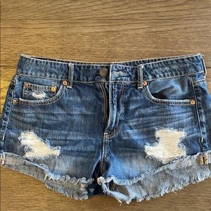 American eagle jean shorts